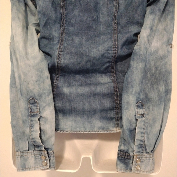 YMI - Chambray Button Down Shirt - Picture 11 of 15